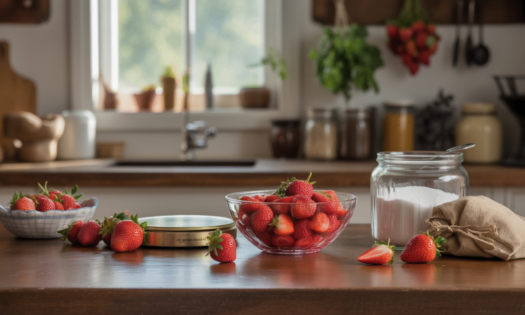 découvrez notre recette facile et légère de confiture de fraises, idéale pour savourer le goût authentique des fruits frais tout en préservant votre santé. parfaite pour vos petits-déjeuners ou desserts, cette confiture met en avant la douceur naturelle des fraises.